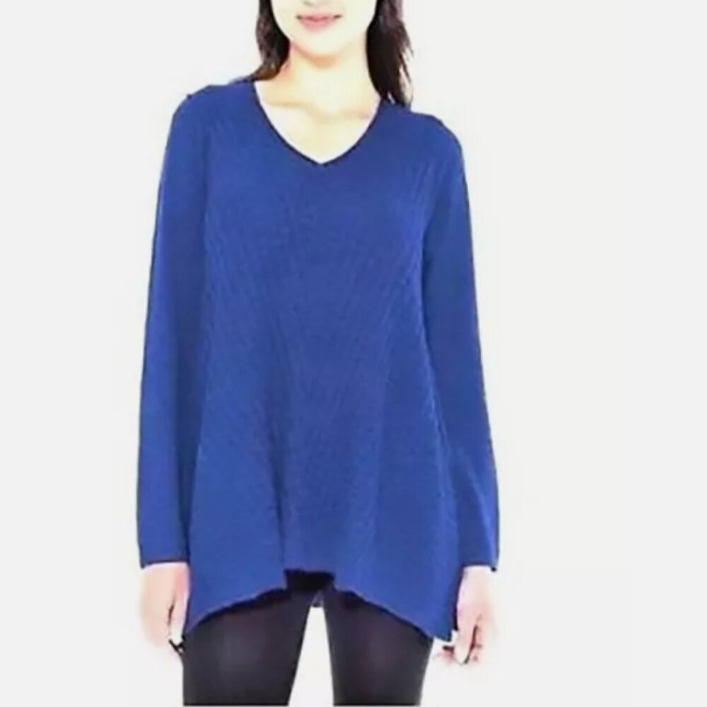 Beatrix Ost Ladies’ V Neck Sweater, Lapis, S